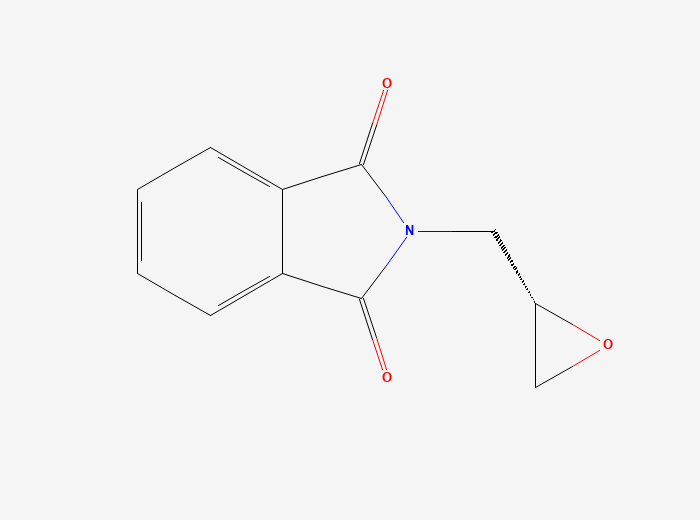2D chemical structure for (S)-N-Glycidylphthalimide